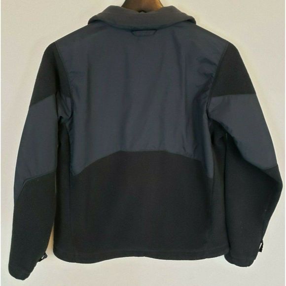Black Columbia 14 16 Youth Kids Black Full Zip Jacket Fleece Nylon - Picture 2 of 3